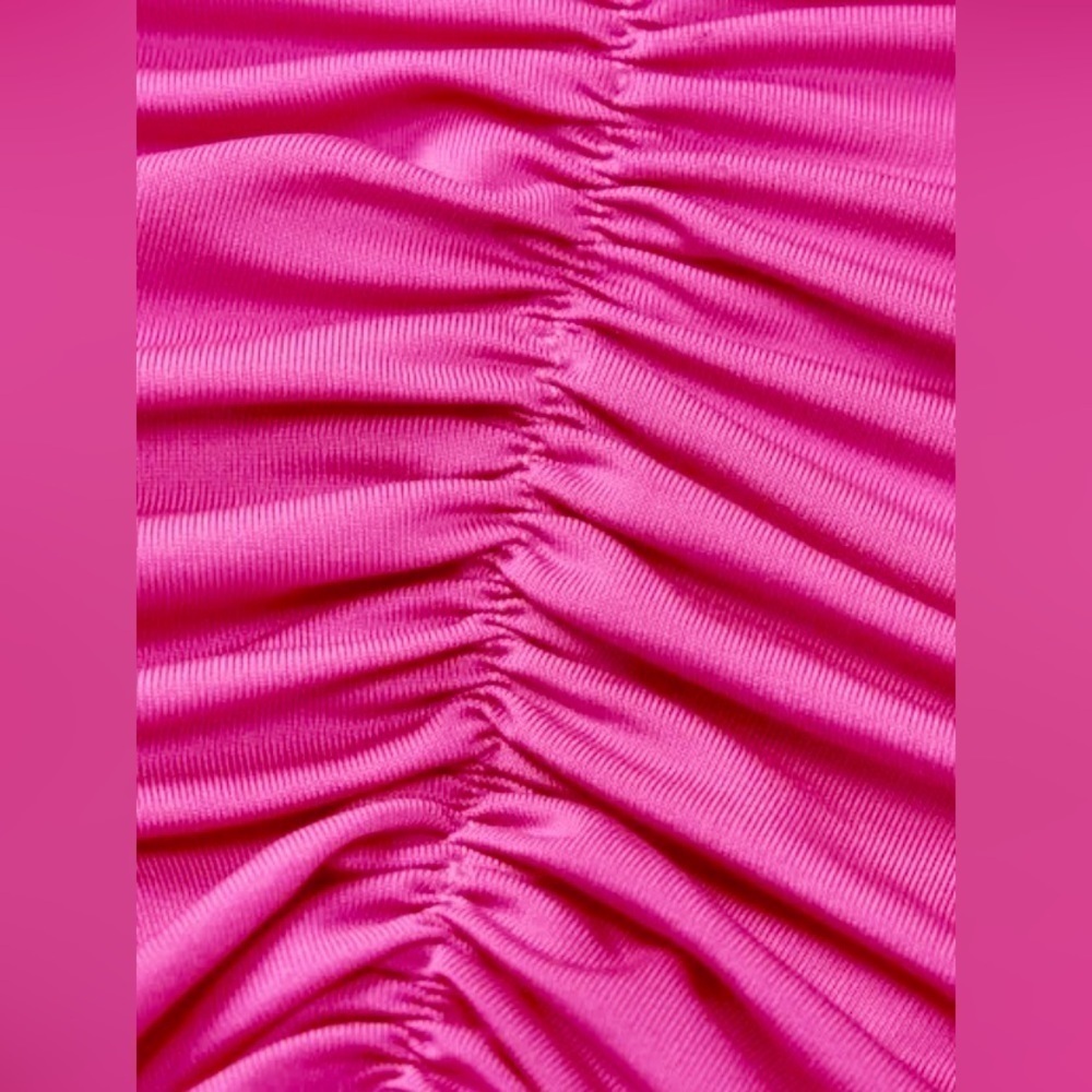 The Unforgettable Pink Elegant Plunging Backline Backless Evening Cocktail Gown - Picture 9 of 15